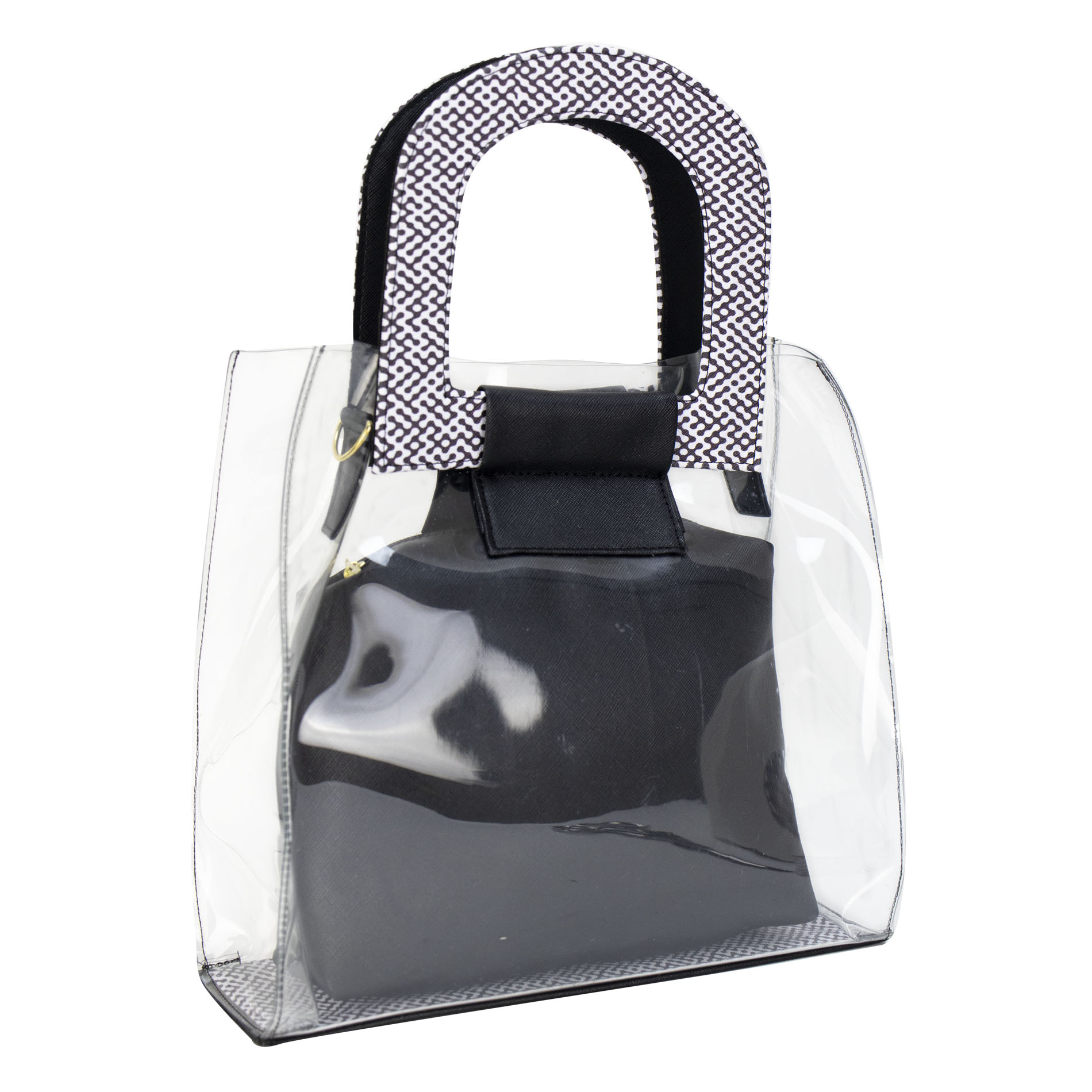 Foto 2 | Bolso Para Dama Negro Cadena Esfera Sintetico Micaela Nueva Imagen