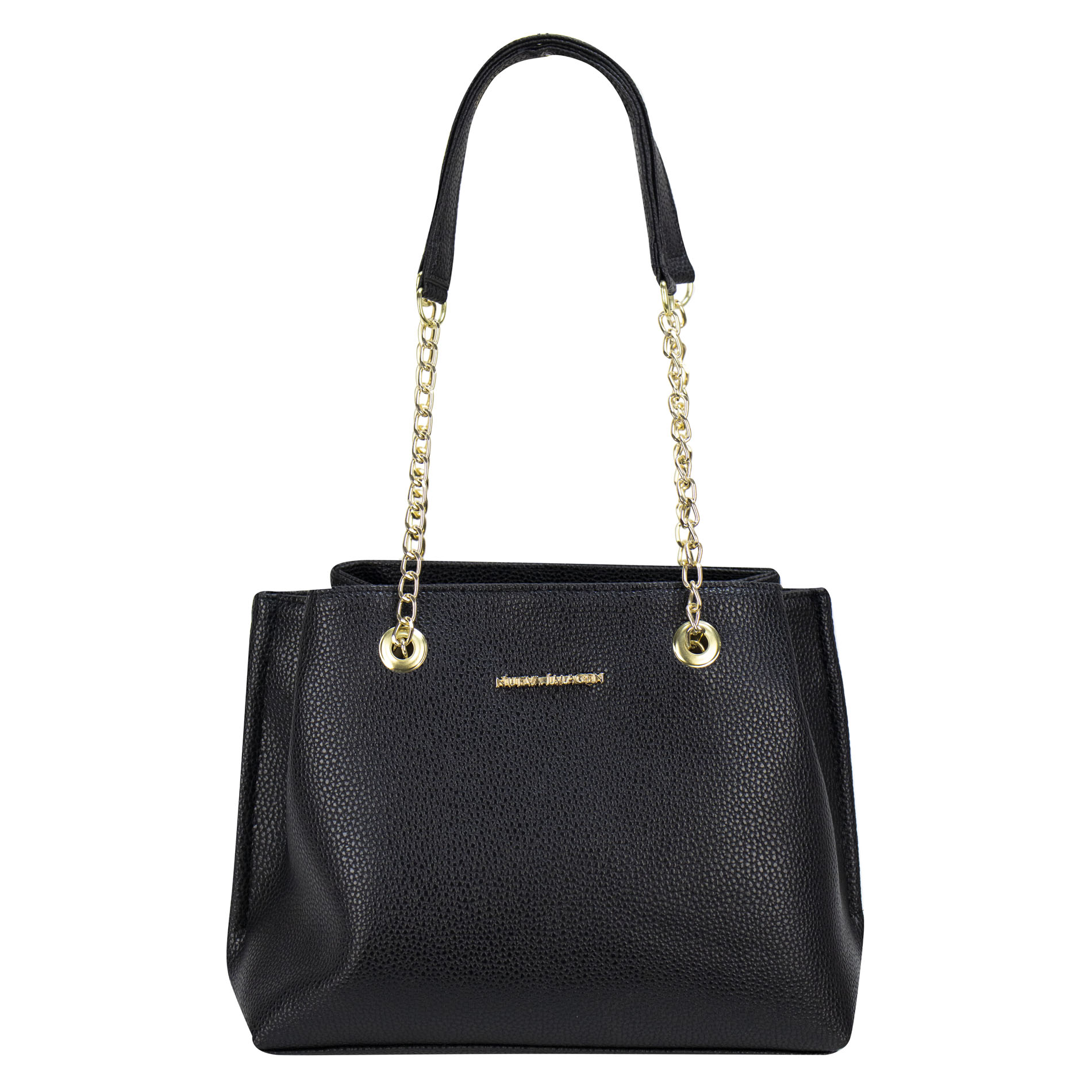 Foto 1 | Bolso Para Dama Negro Lichi Sintetico Shamila Nueva Imagen
