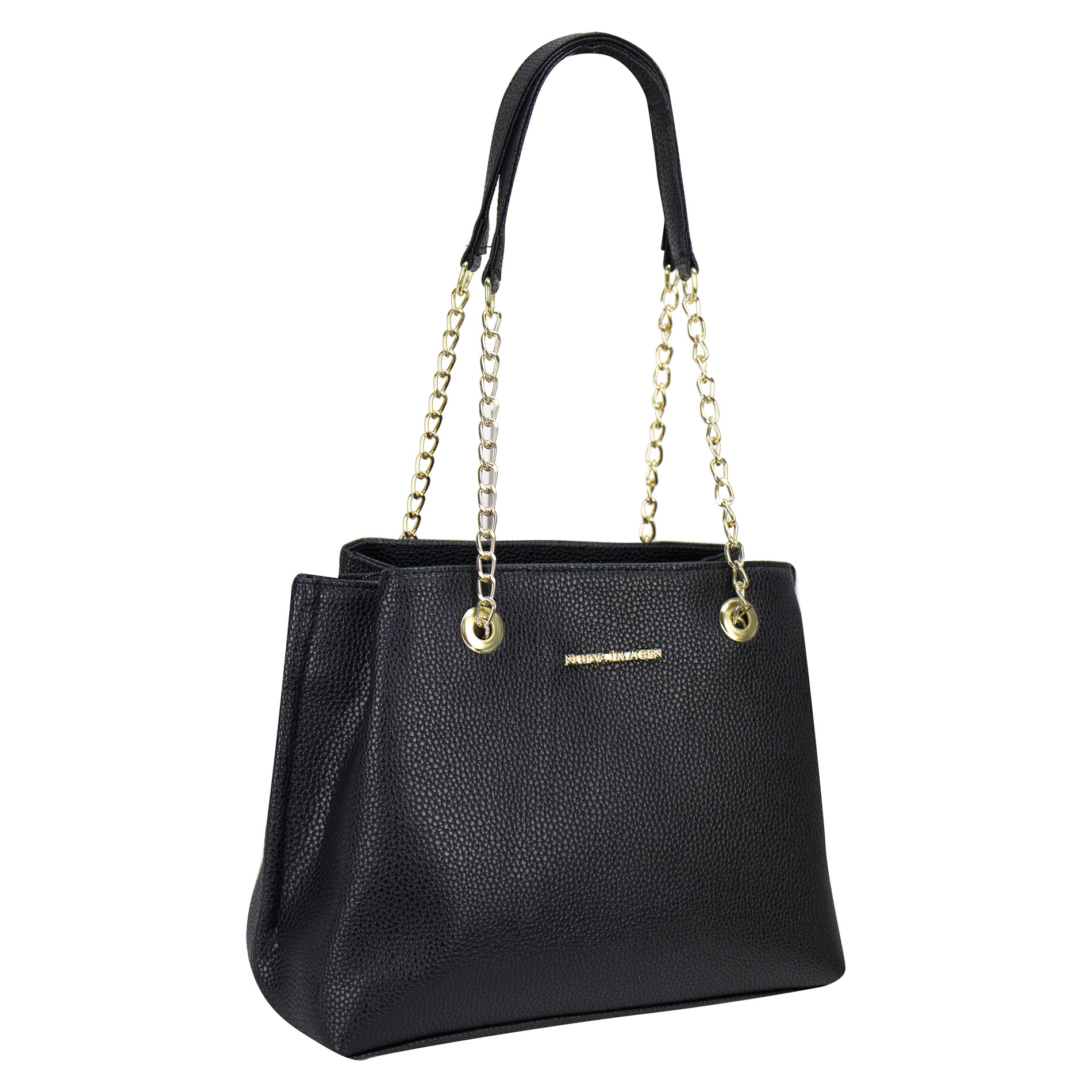 Foto 2 | Bolso Para Dama Negro Lichi Sintetico Shamila Nueva Imagen