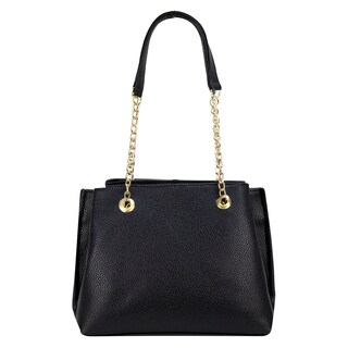 Foto 3 | Bolso Para Dama Negro Lichi Sintetico Shamila Nueva Imagen