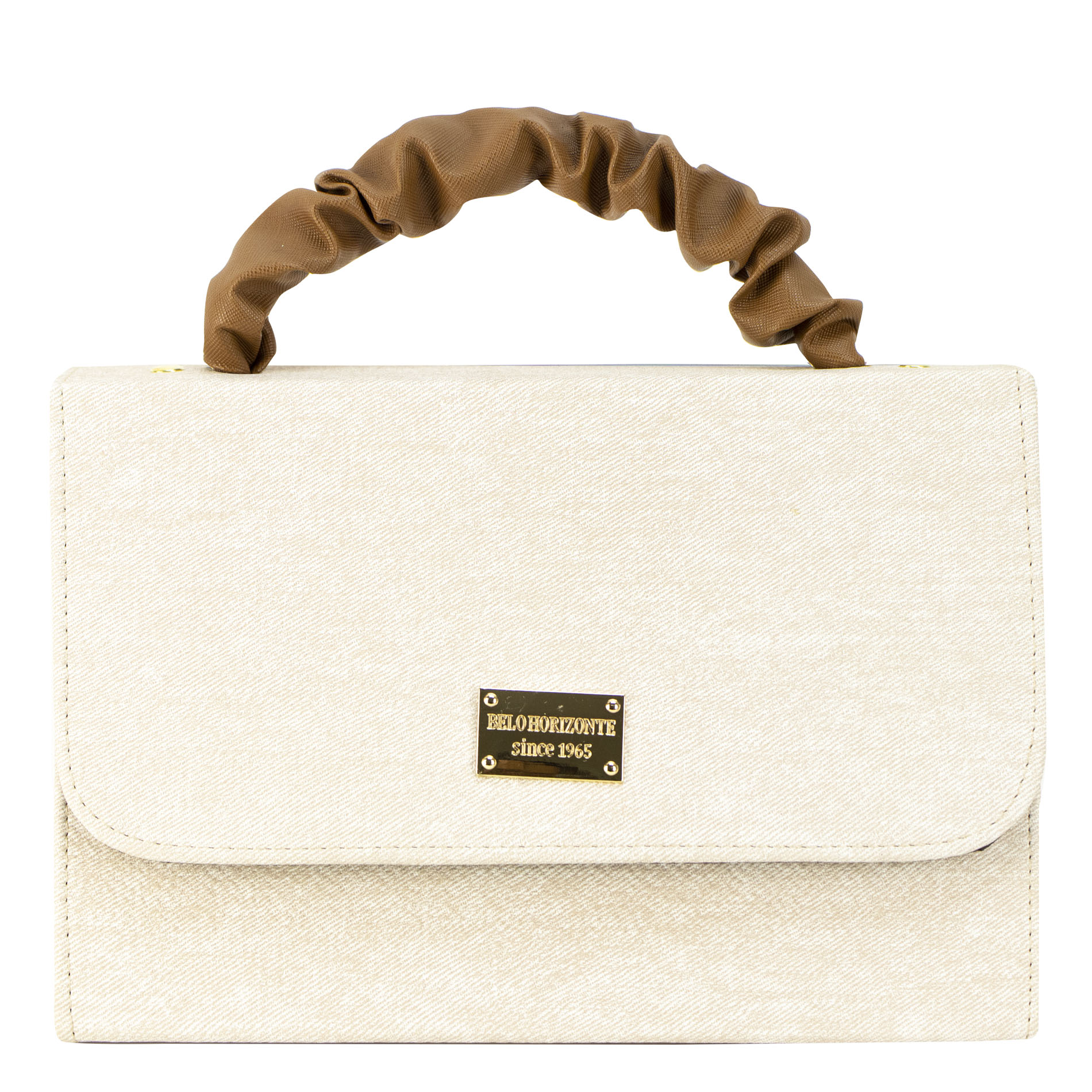 Foto 1 | Bolso Para Dama Beige Celine Camel Sintetico Greta Nueva Imagen