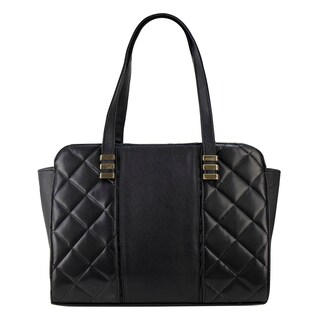 Foto 1 | Bolso Para Dama Negro Fiorella Capitonado Sintetico Alba Nueva Imagen