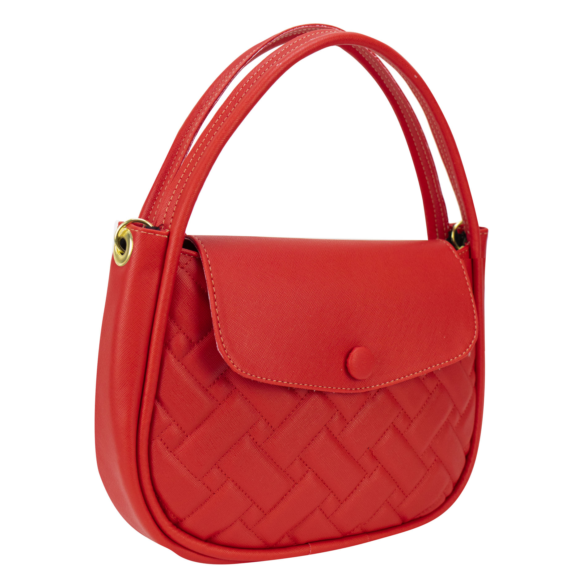 Foto 2 | Bolso Para Dama Rojo Dapra Tejido Sintetico Getsy Nueva Imagen