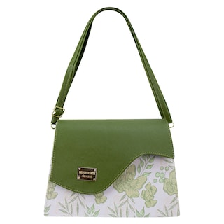 Foto 1 | Bolso Para Dama Verde Olivo Flor Pimienta Sintetico Mónica Nueva Imagen