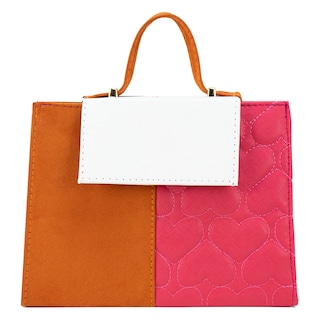 Foto 1 | Bolso Para Dama Fiusha Durazno Corazón Textil/sintetico Gina Nueva Imagen