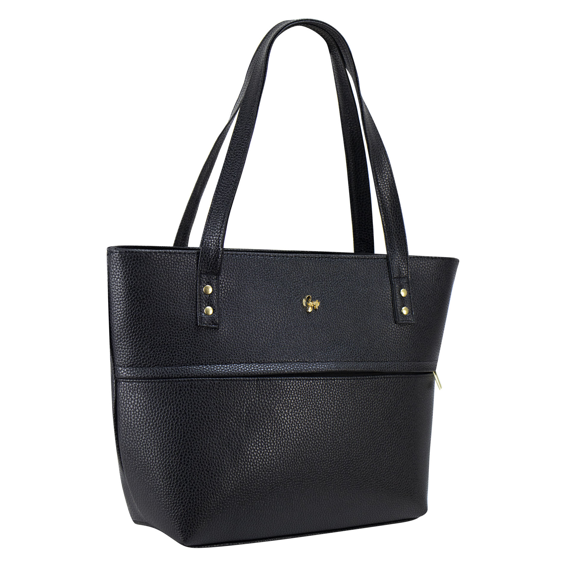 Foto 2 | Bolso Para Dama Negro Lichi Sintetico Azucena Nueva Imagen