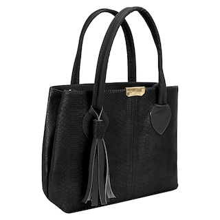 Foto 2 | Bolso Para Dama Negro Piton Sintetico Paloma Nueva Imagen