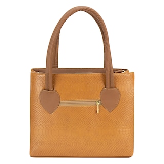 Foto 3 | Bolso Para Dama Miel Piton Tang Sintetico Paloma Nueva Imagen