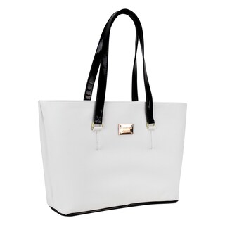 Foto 2 | Bolso Para Dama Blanco Dapra Negro Sintetico Grecia Nueva Imagen