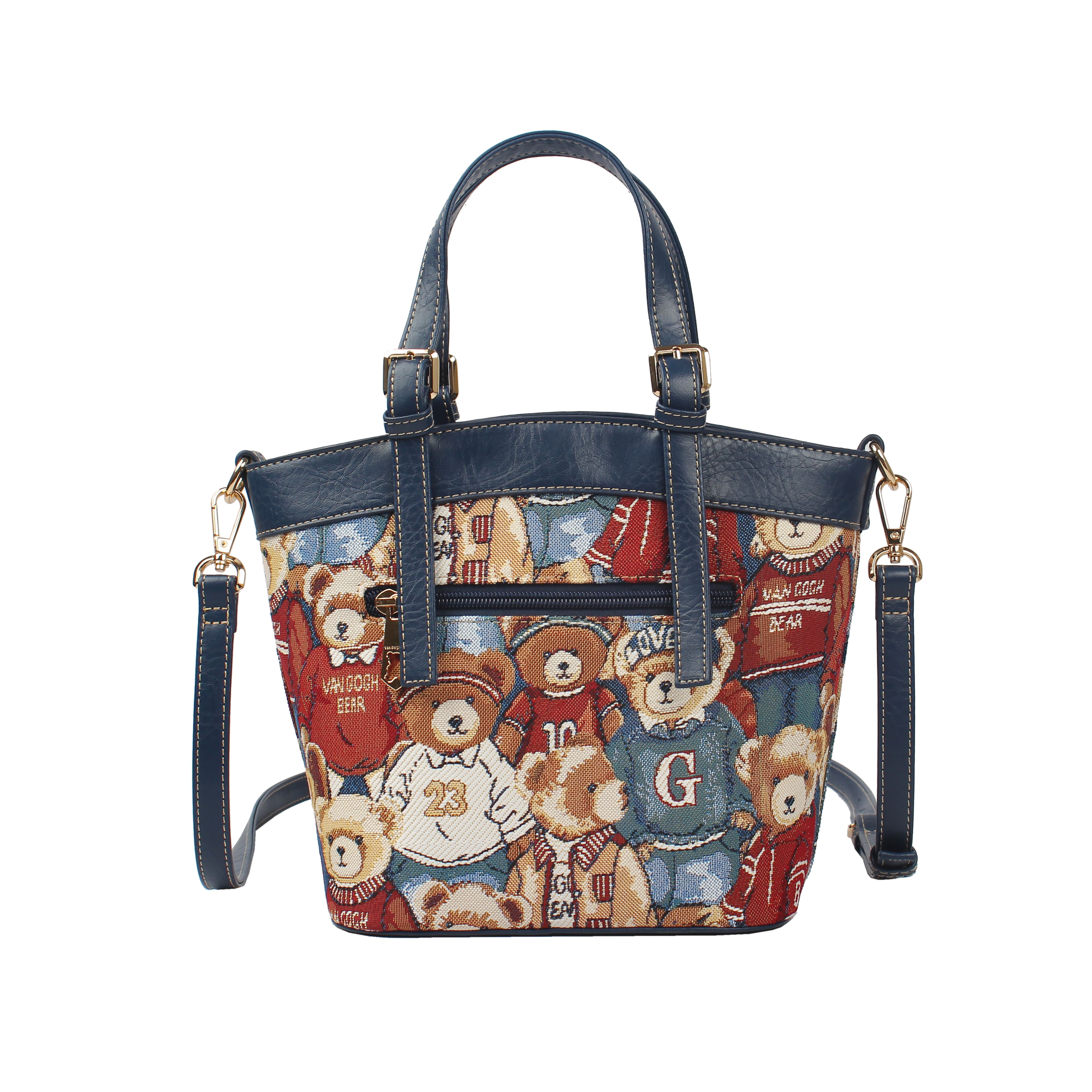 Foto 3 pulgar | Bolso De Mano Van Gogh Bear By Henney Bear V007 Love Story