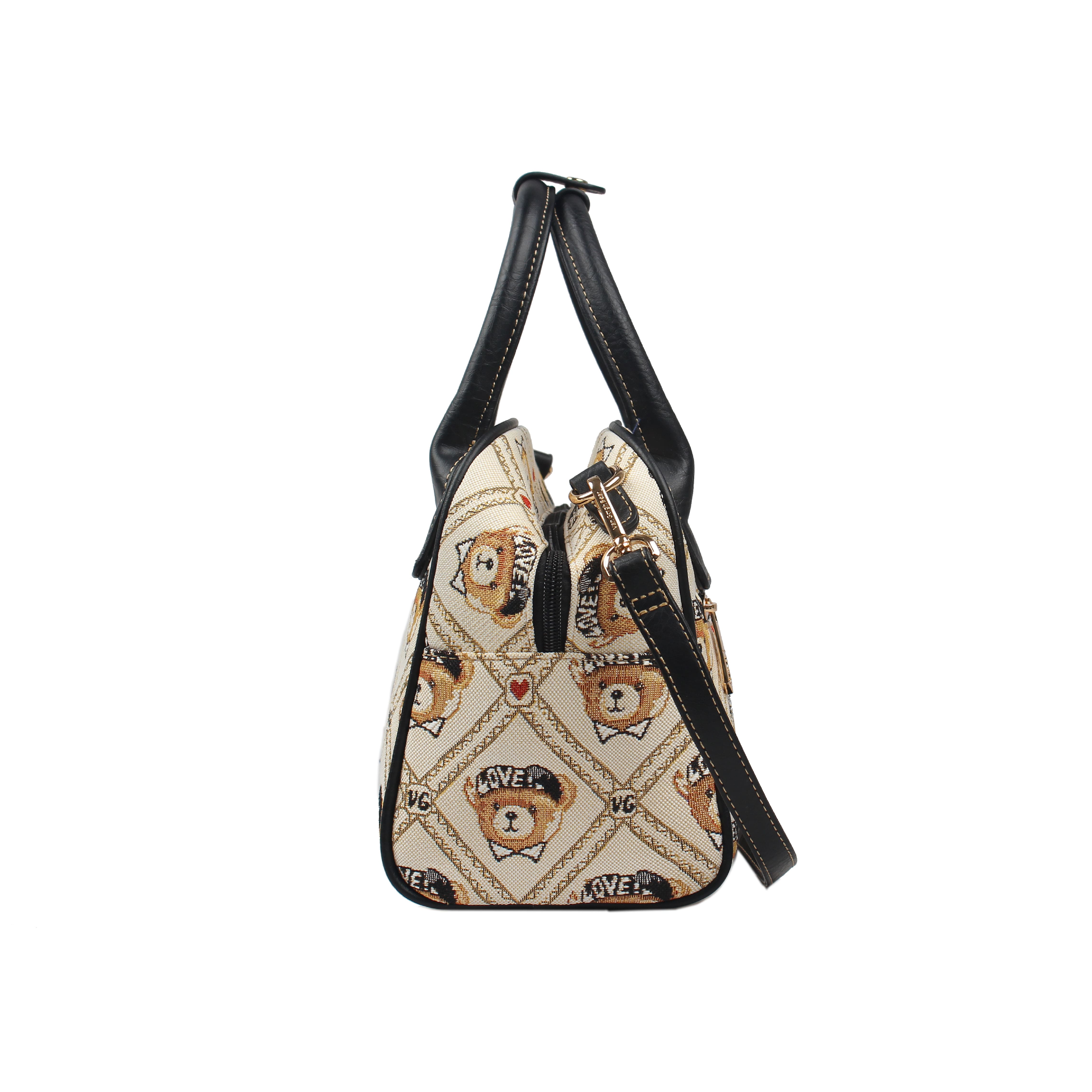 Foto 4 pulgar | Bolso De Mano Van Gogh Bear By Henney Bear V118 Scotland Bear Beige