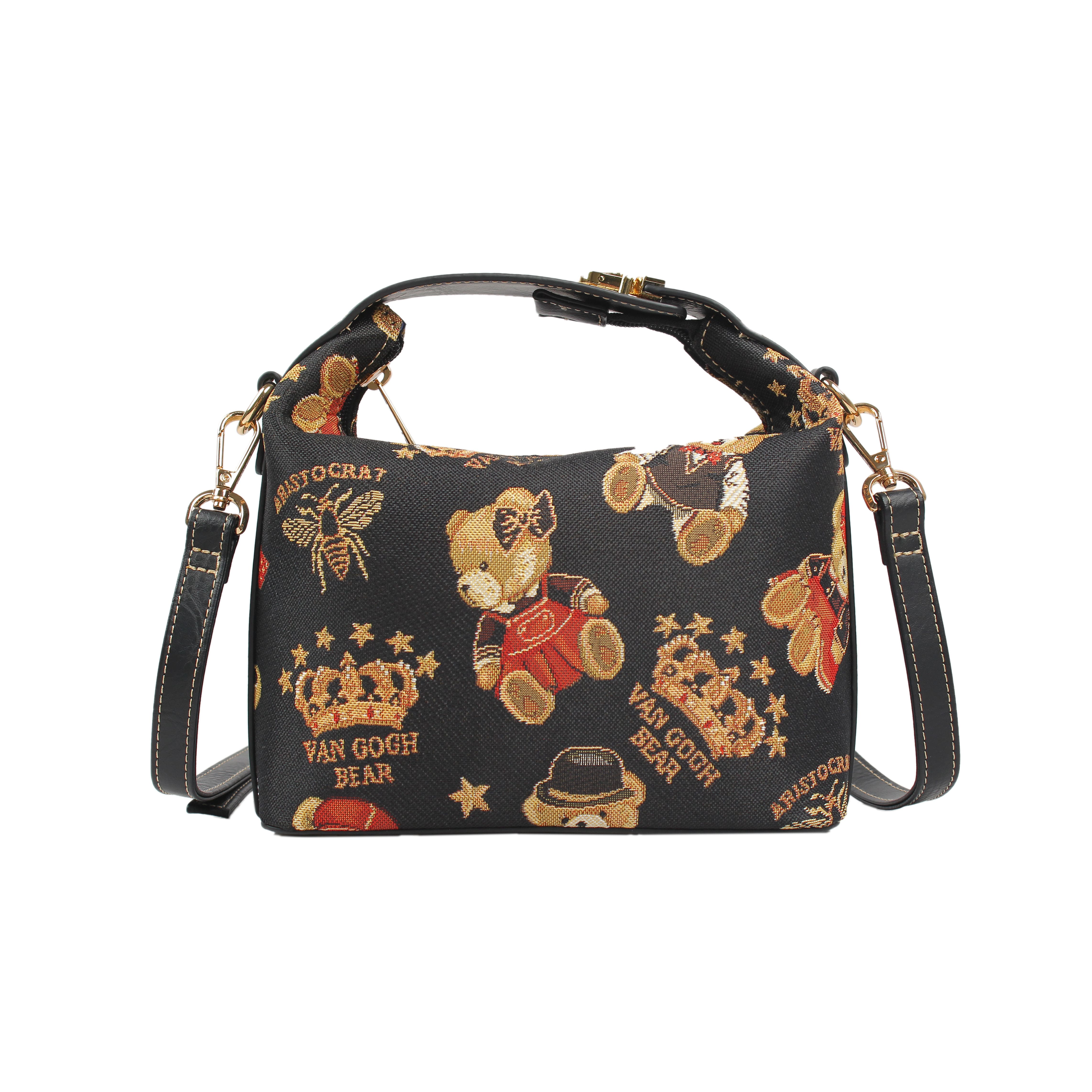 Bolso de Mano Van Gogh Bear By Henney Bear V140 Glory Shine