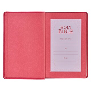 Foto 7 | Bible Christian Art Gifts Kjv Santa Biblia, Tamaño Estándar, Rosa - Venta Internacional.