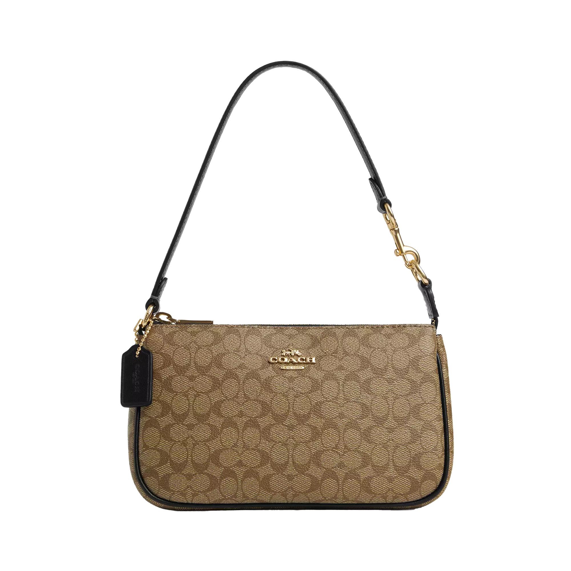 Foto 2 pulgar | Bolsa De Mano Coach Nolita 19 Signature Canvas Cs445 Color Café