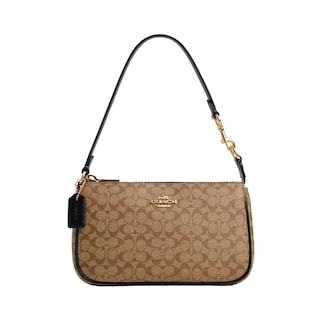 Foto 1 | Bolsa De Mano Coach Nolita 19 Signature Canvas Cs445 Color Café