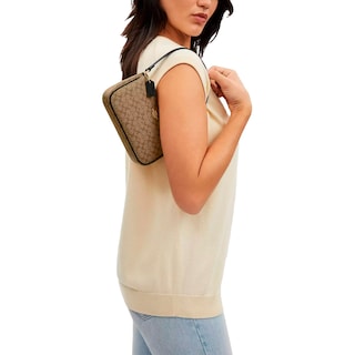 Foto 4 | Bolsa De Mano Coach Nolita 19 Signature Canvas Cs445 Color Café