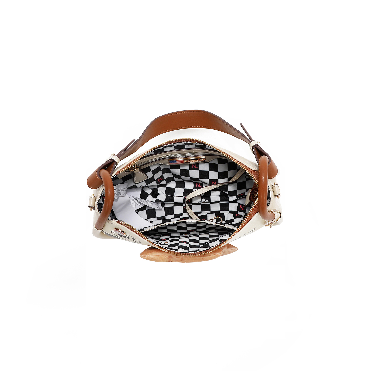 Foto 7 pulgar | Bolsa De Mano Nicole Lee Estampado Big Brother