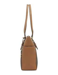 Foto 4 | Bolsa Michael Kors Charlotte Large Logo Top-zip Tote Bag 35t0gcft3b Café