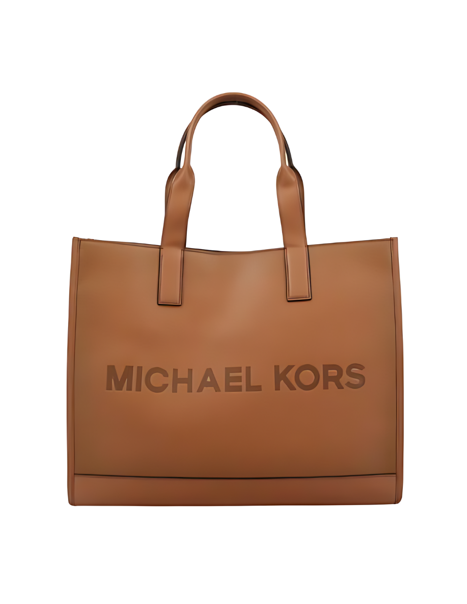Foto 2 pulgar | Bolso De Mano Tote Michael Kors Cooper En Relieve Color Café