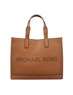 Foto 1 | Bolso De Mano Tote Michael Kors Cooper En Relieve Color Café