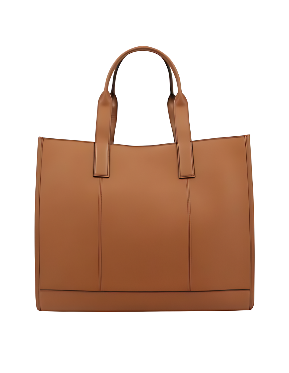 Foto 4 pulgar | Bolso De Mano Tote Michael Kors Cooper En Relieve Color Café