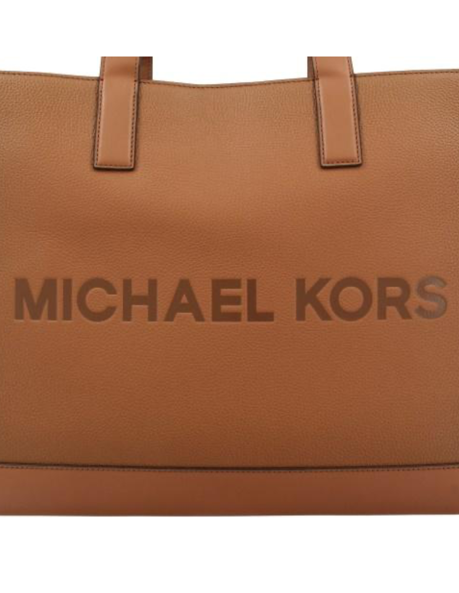 Foto 5 pulgar | Bolso De Mano Tote Michael Kors Cooper En Relieve Color Café