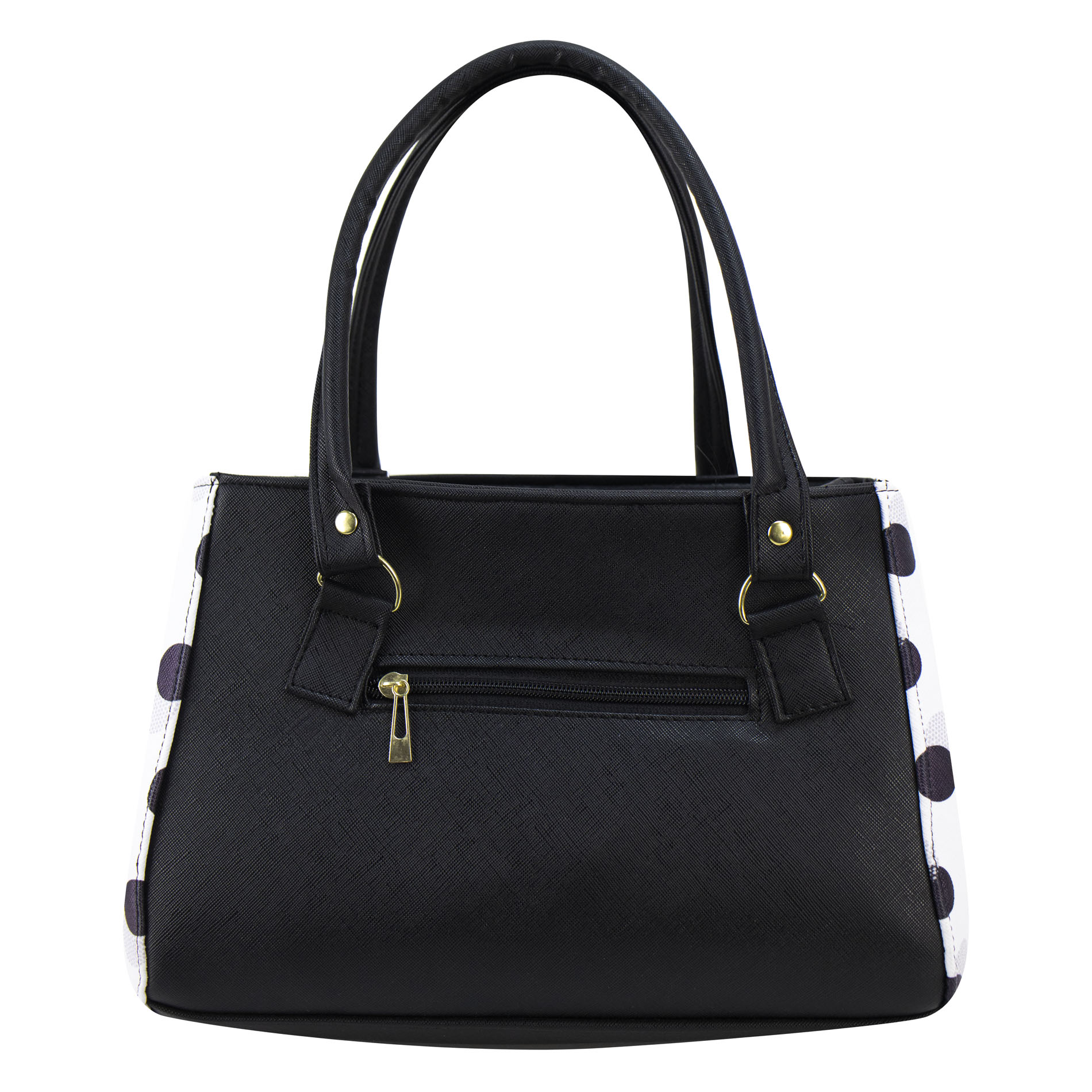 Foto 3 | Bolso Para Dama Negro Lunares Sintetico Carolina Nueva Imagen