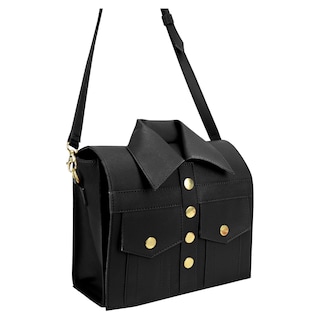 Foto 2 | Bolso Para Dama Negro Dapra Sintetico Shanik Nueva Imagen