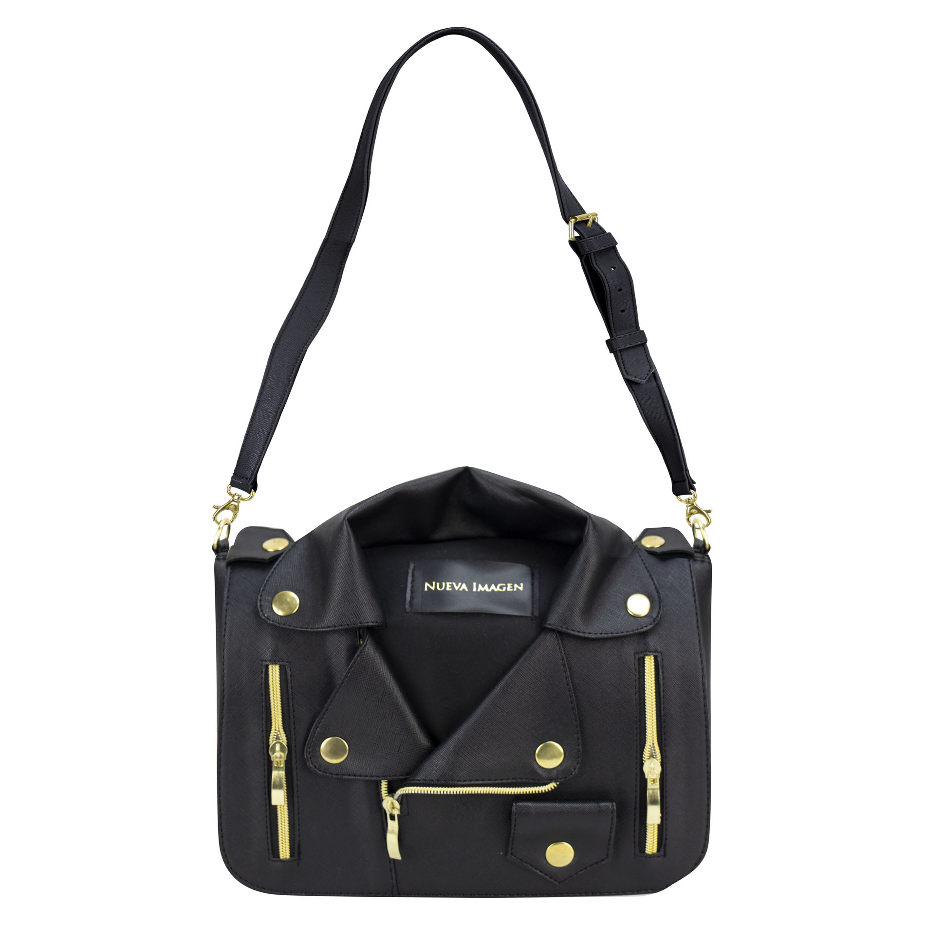 Foto 1 | Bolso Para Dama Negro Dapra Sintetico Bianca Nueva Imagen