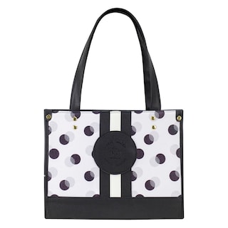 Foto 1 | Bolso Para Dama Negro Lunares Sintetico Donna Nueva Imagen