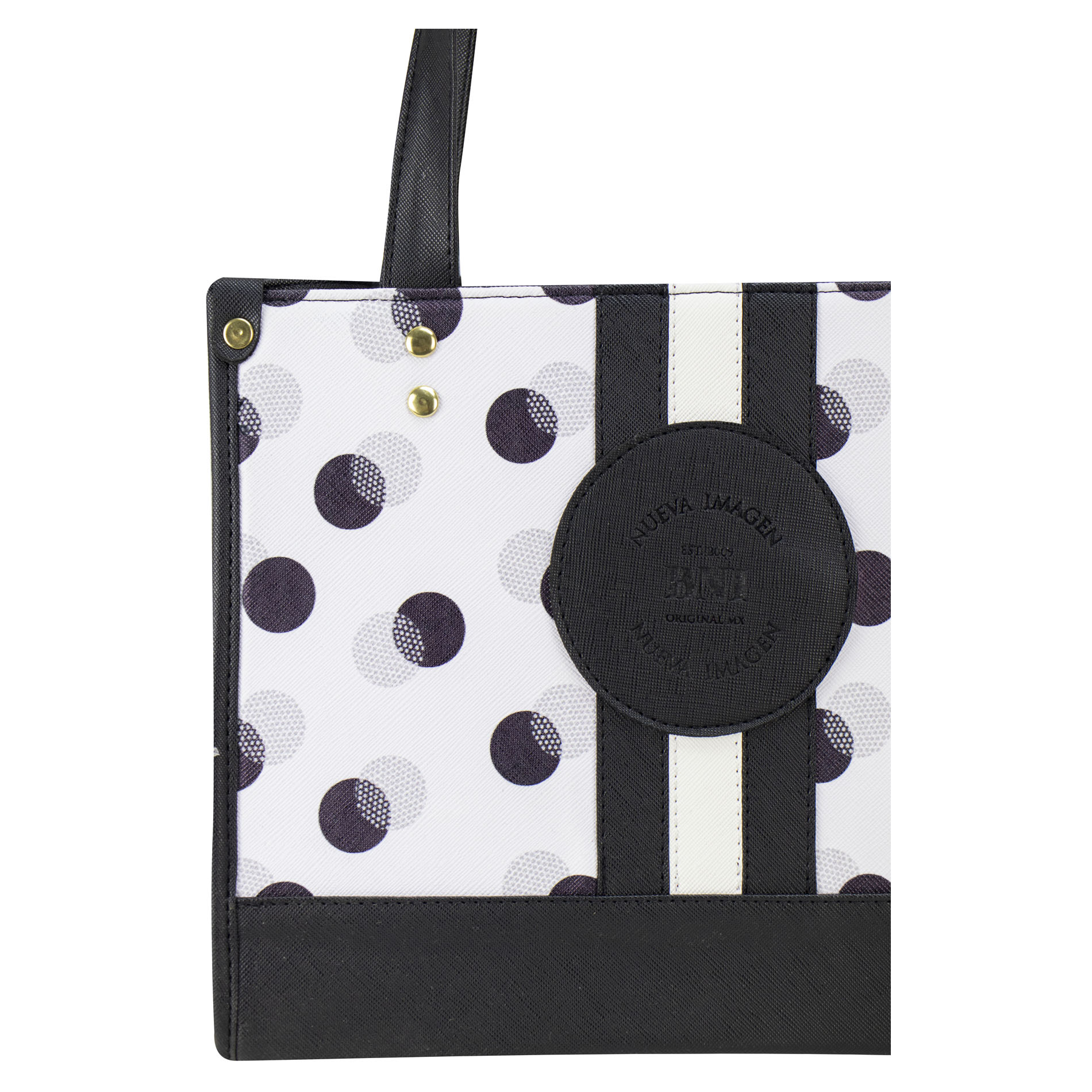 Foto 4 pulgar | Bolso Para Dama Negro Lunares Sintetico Donna Nueva Imagen