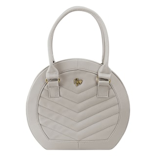 Foto 1 | Bolso Para Dama Gris Capitonado Zigzag Sintetico Dalia Nueva Imagen