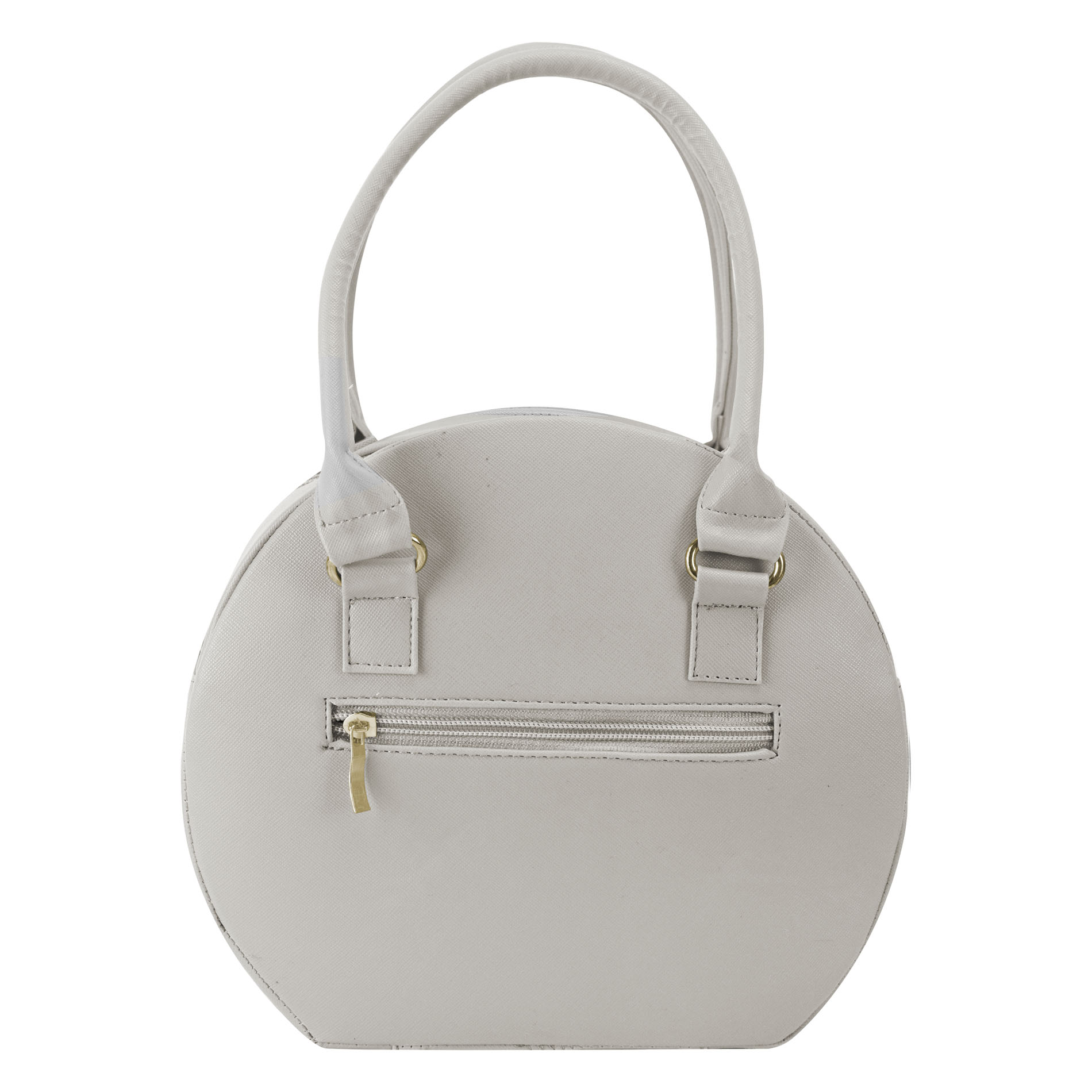 Foto 3 | Bolso Para Dama Gris Capitonado Zigzag Sintetico Dalia Nueva Imagen