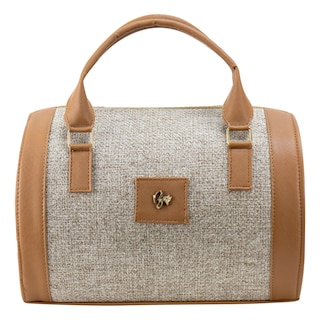 Foto 1 | Bolso Para Dama Arena Yute Camel Textil/sintetico Cohetzal Nueva Imagen