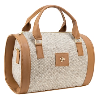 Foto 2 | Bolso Para Dama Arena Yute Camel Textil/sintetico Cohetzal Nueva Imagen