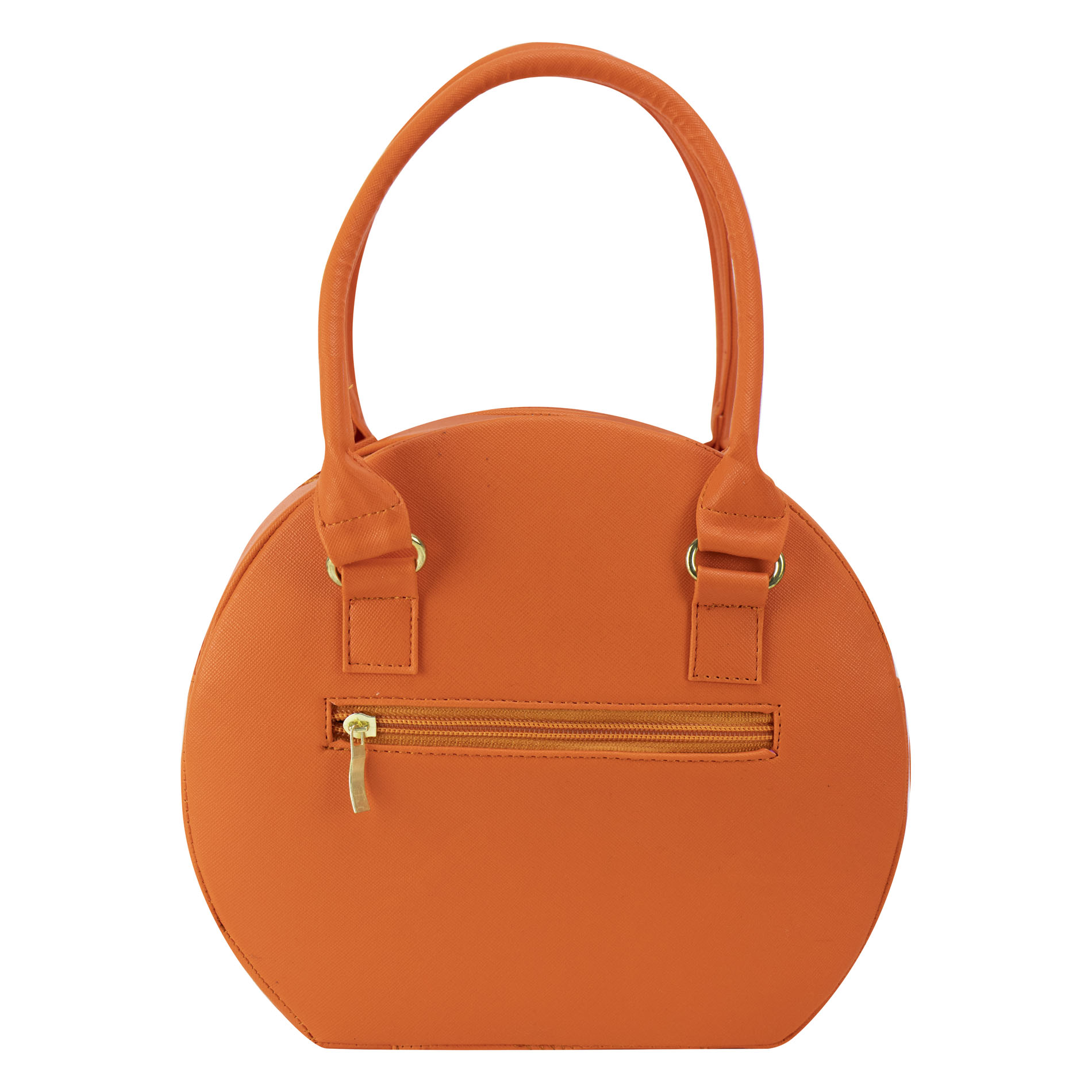Foto 4 pulgar | Bolso Para Dama Naranja Capitonado Zigzag Sintetico Dalia Nueva Imagen