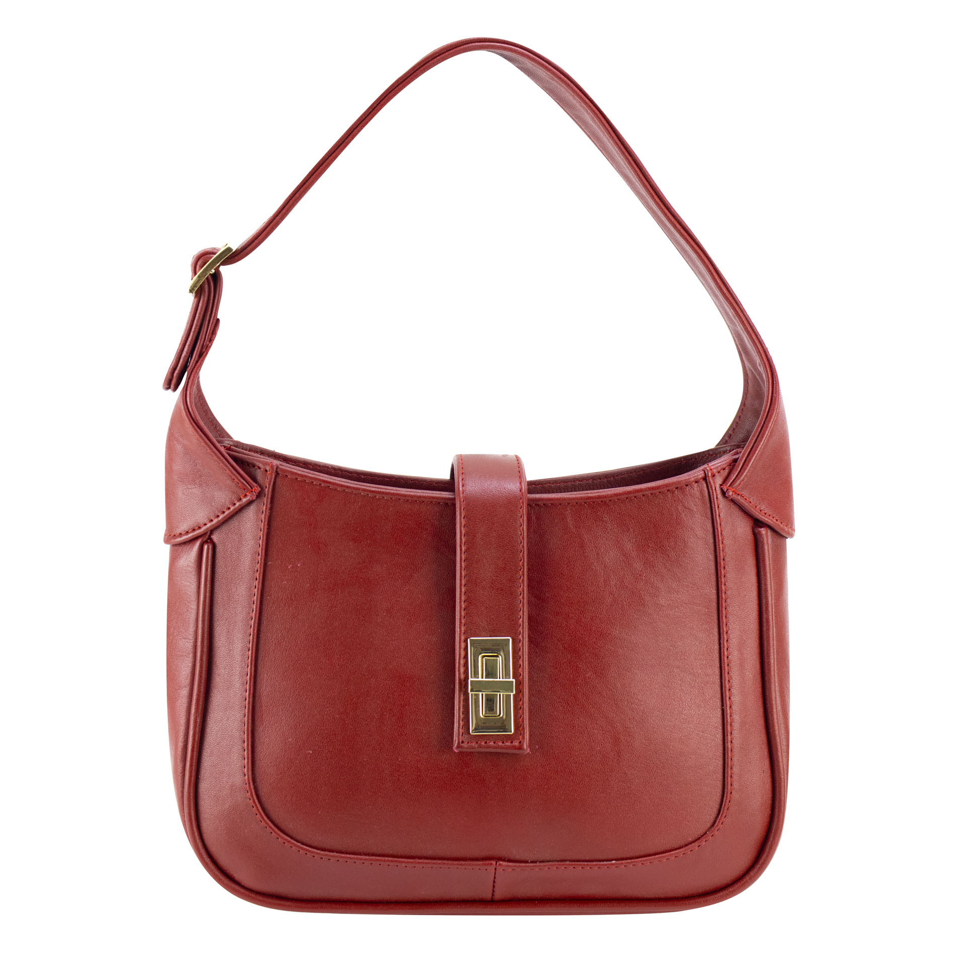 Foto 1 | Bolso Para Dama Rojo Piel 100% Piel Elena Nueva Imagen