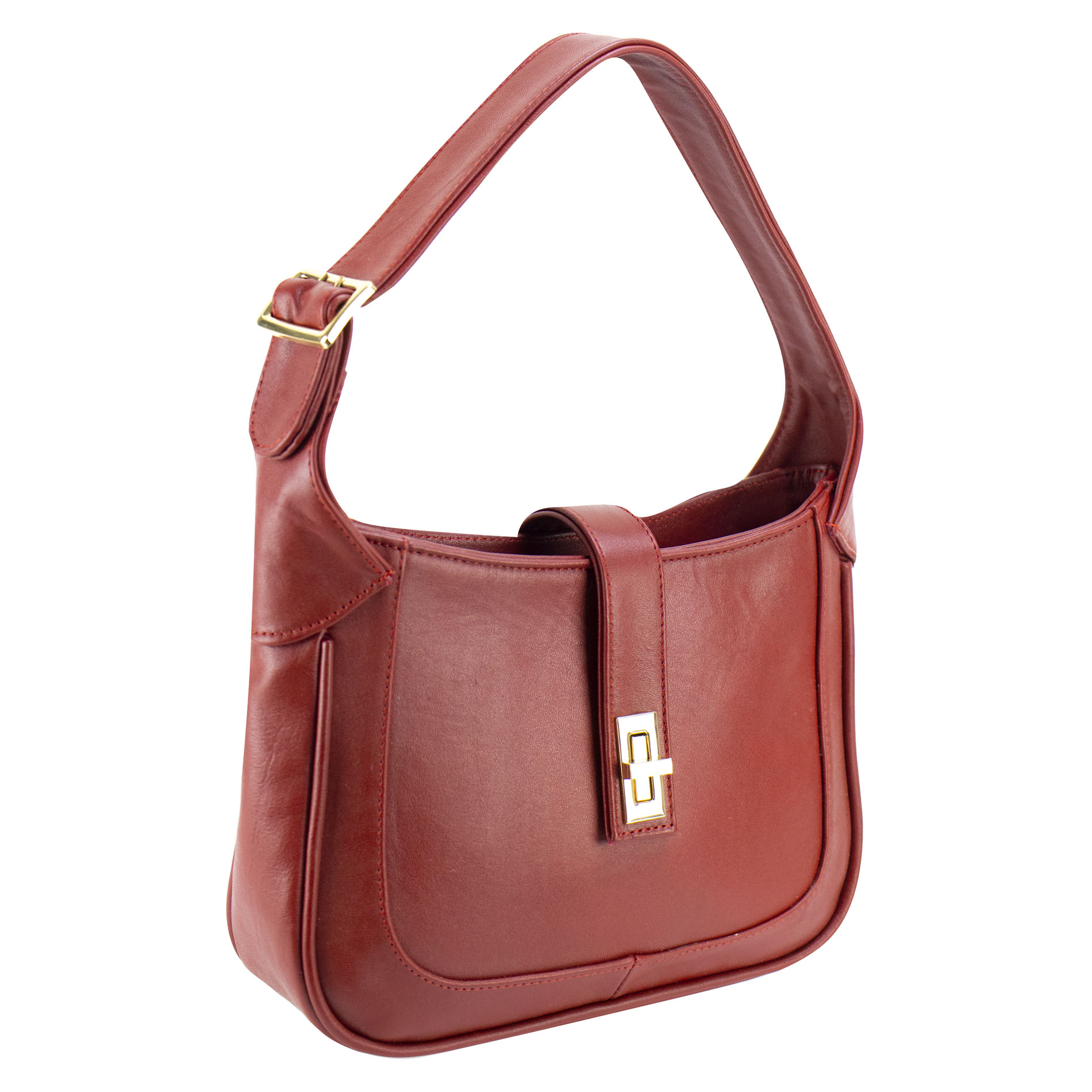 Foto 2 | Bolso Para Dama Rojo Piel 100% Piel Elena Nueva Imagen