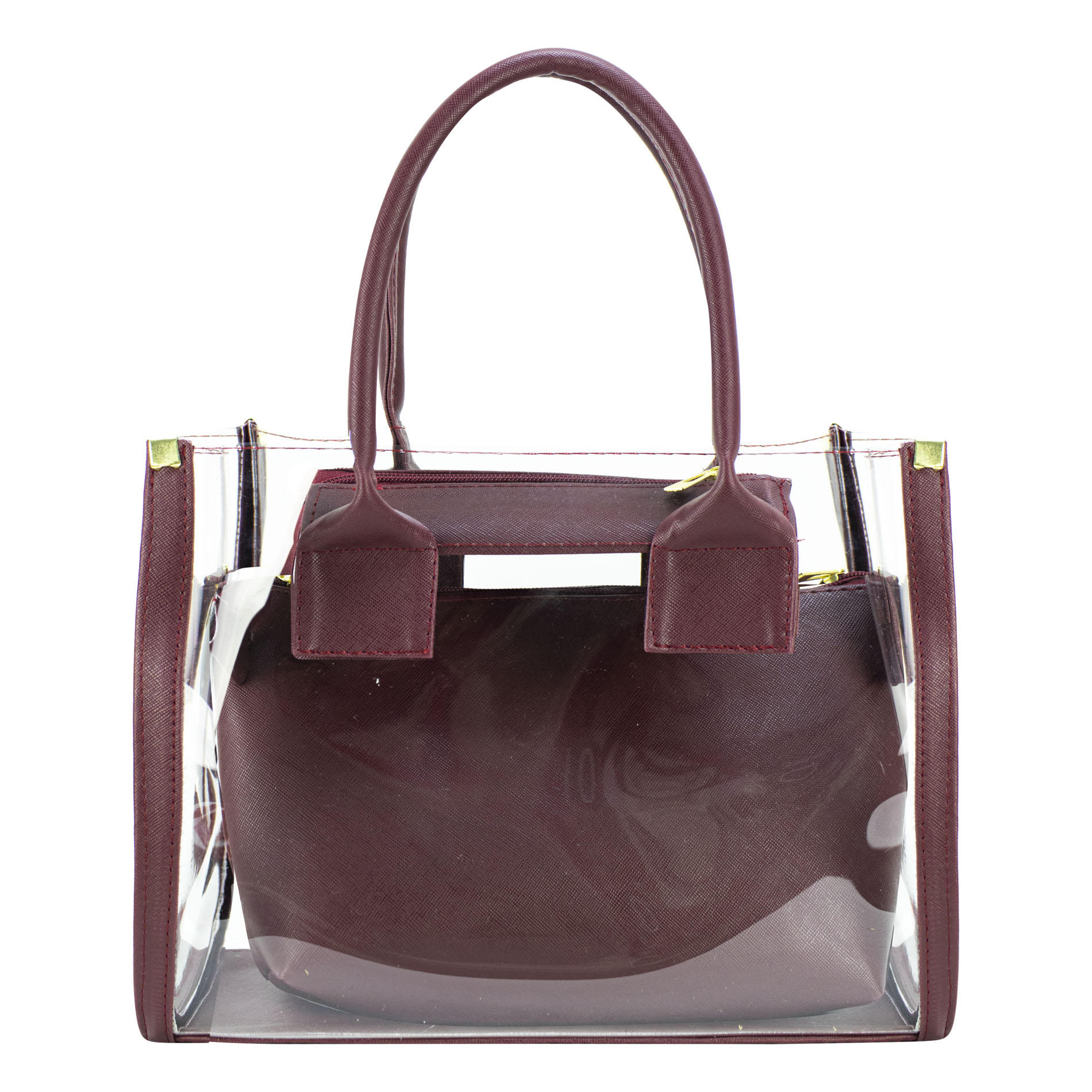 Foto 3 | Bolso Para Dama Vino Mica Sintetico Artemiza Nueva Imagen