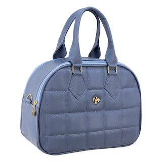 Foto 2 | Bolso Para Dama Azul Jeans Capitonado Cuadros Sintetico Riley Nueva Imagen