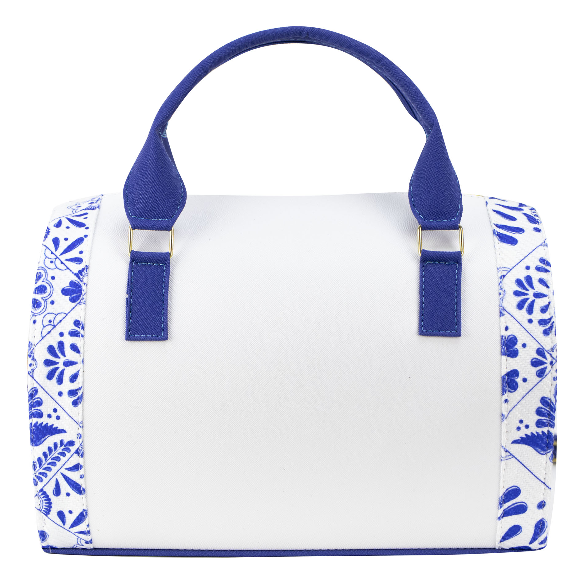 Foto 4 pulgar | Bolso Para Dama Blanco Yute Talavera Azul Rey Textil/sintetico Cohetzal Nueva Imagen