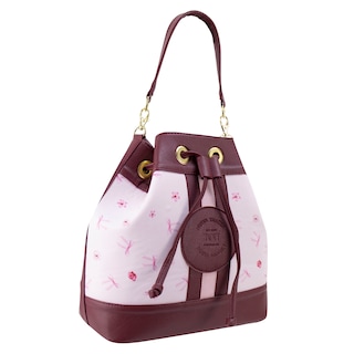 Foto 2 | Bolso Para Dama Vino Moños Coquette Sintetico Emmy Nueva Imagen