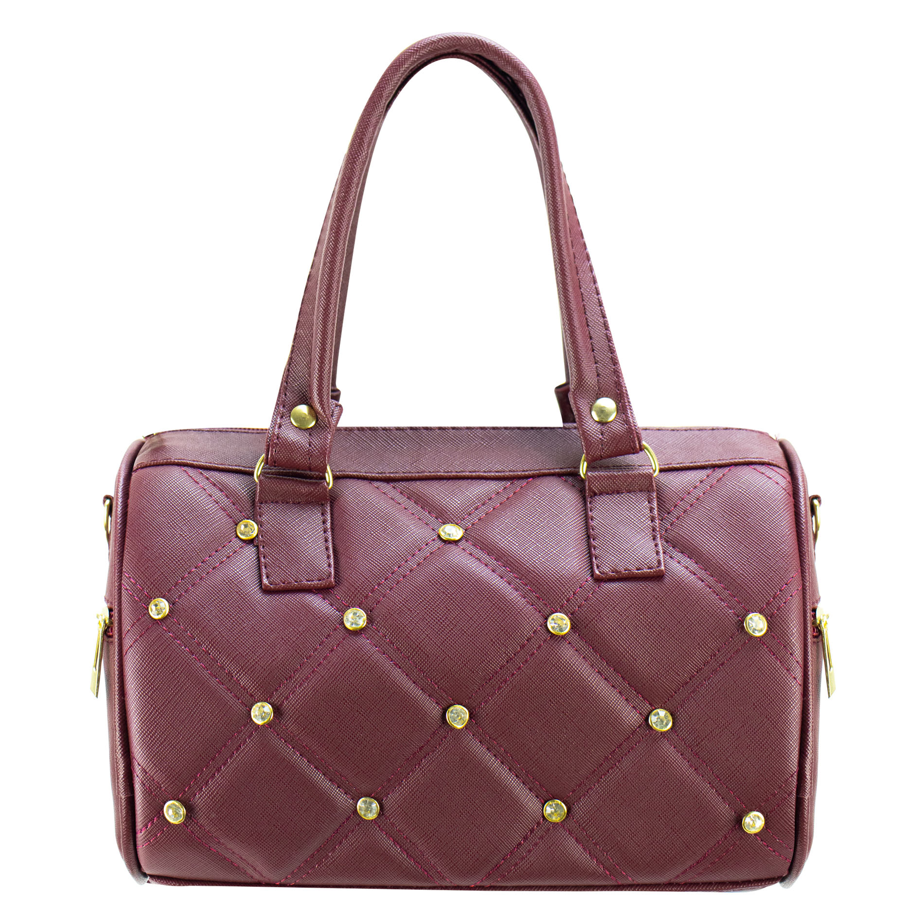 Foto 1 | Bolso Para Dama Vino Dapra Piedra Sintetico Kimberly Nueva Imagen