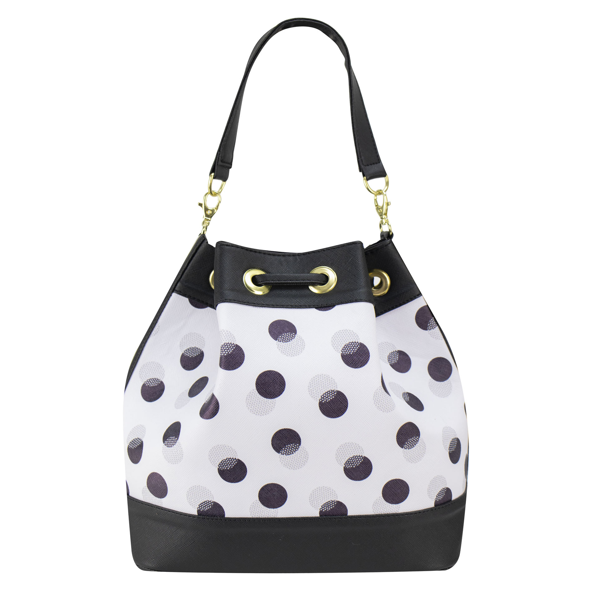 Foto 3 | Bolso Para Dama Negro Lunares Sintetico Emmy Nueva Imagen