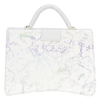 Foto 3 | Bolso Para Dama Blanco Marmol Sintetico Gaby Nueva Imagen