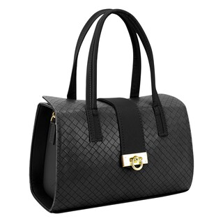 Foto 2 | Bolso Para Dama Negro Carrizo Sintetico Ivette Nueva Imagen