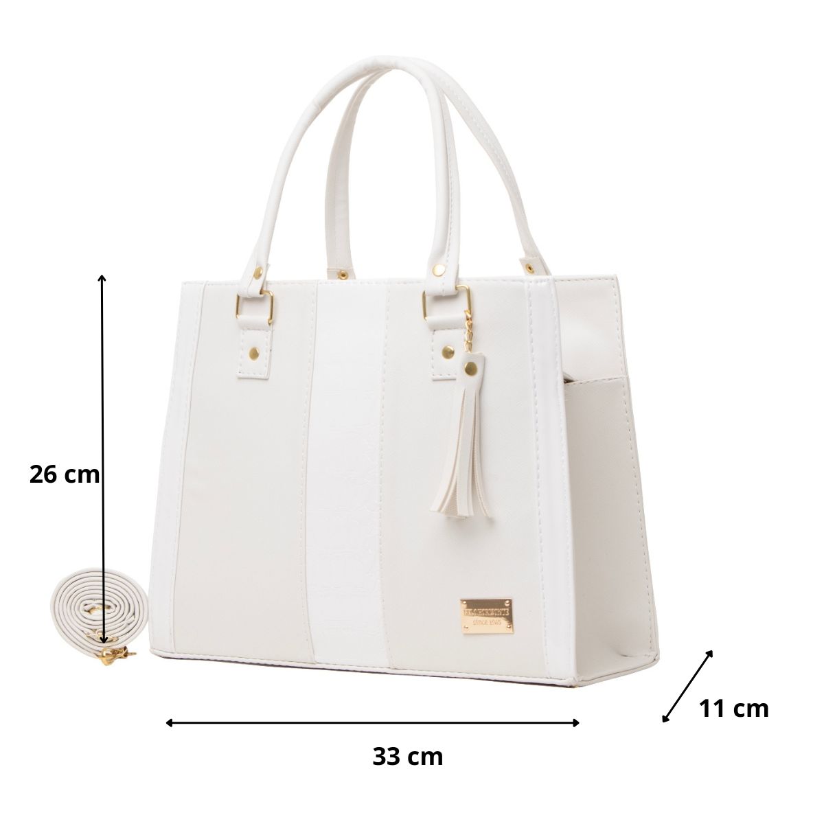 Foto 3 pulgar | Bolso De Mujer Fana Aisha Color Blanco Linda M3701 !!!