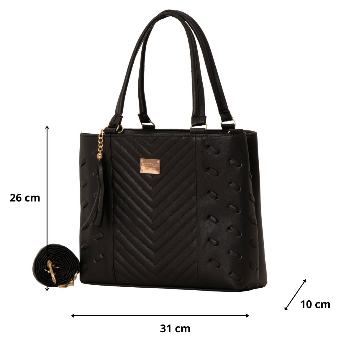 Foto 2 | Bolsa Para Mujer Fana Cristina Color Negro Especial M3874 !!!