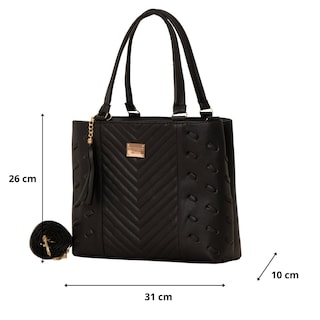 Foto 2 | Bolsa Para Mujer Fana Cristina Color Negro Especial M3874 !!!