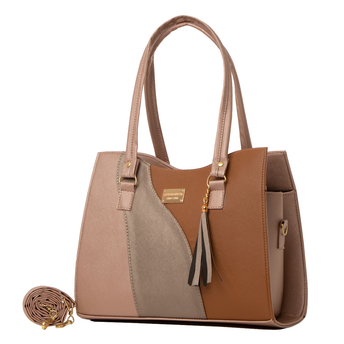 Bolsa Para Mujer Fana Azyadeth Color Oro Rosado Espectacular M3734 !!!